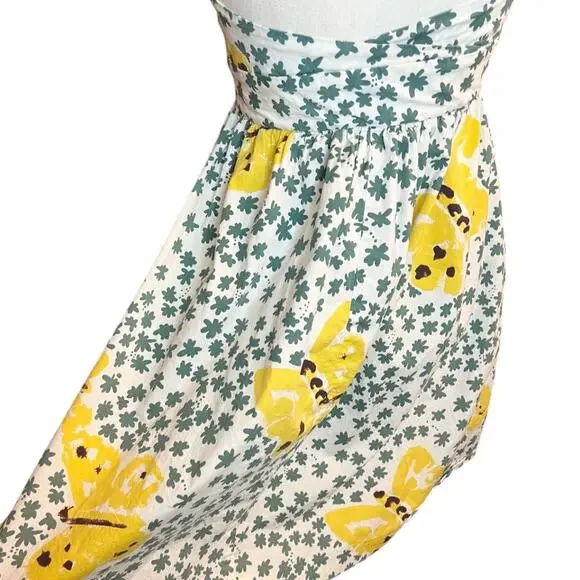 Vintage Y2K Betsey Johnson Butterfly halter mini dress cottagecore retro - Picture 6 of 10